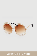 St Tropez Sunglasses - Gold